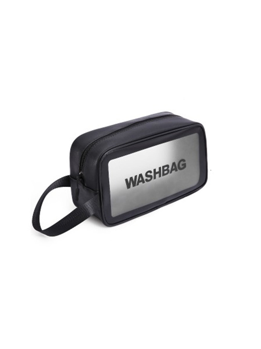 VON CASA Portable Zipper Travel Toiletry Bag - Black 