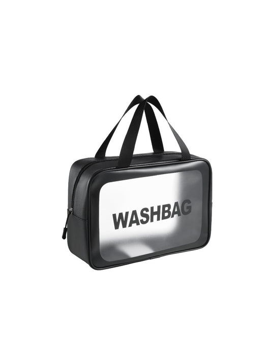VON CASA Transparent Multicolorpurpose Travel Pouch - Black 