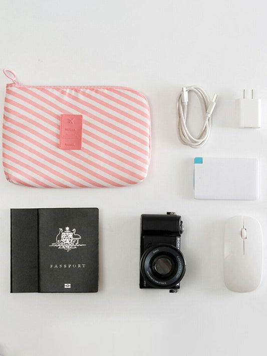 VON CASA Multi Purpose Travel Pouch Organizer - Pink
