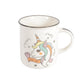 VON CASA 350Ml Kids Unicorn "LOVE YOU" Mug - White