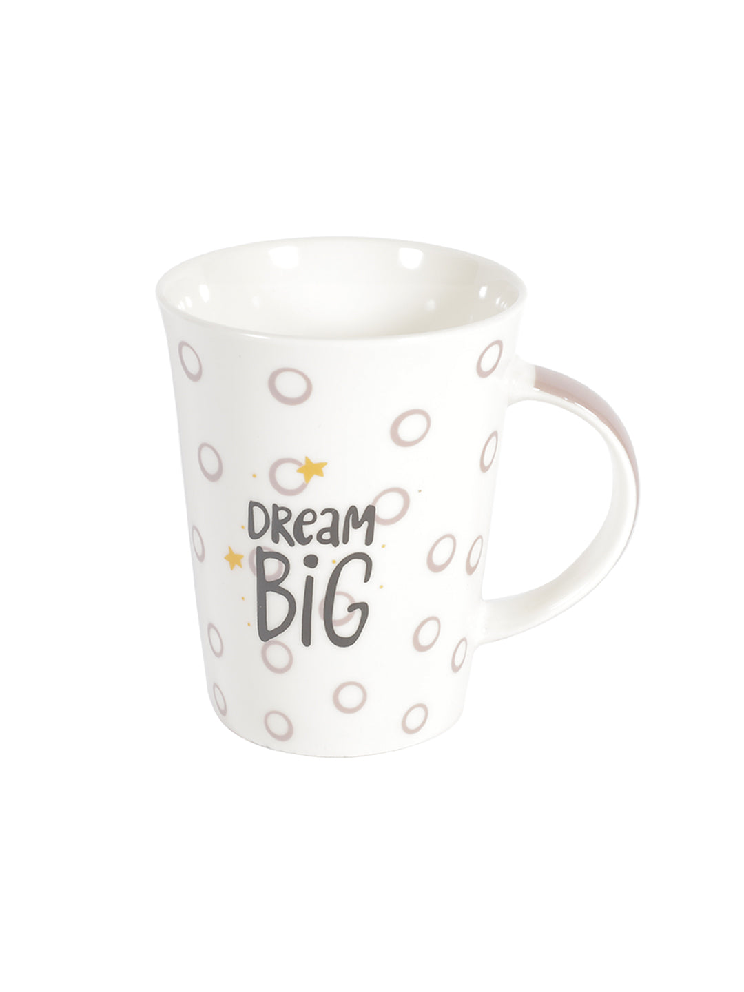 VON CASA 350Ml "dream BIG" Mug - White
