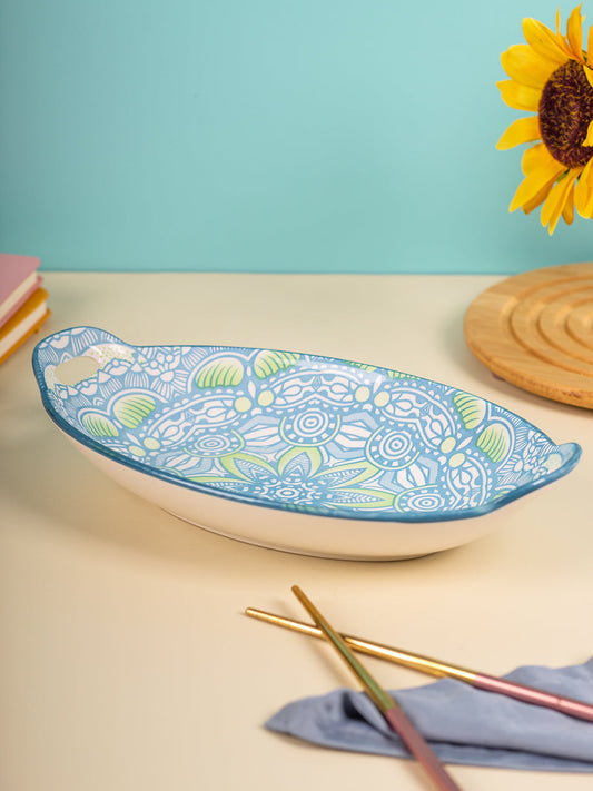 VON CASA Serving Platters - Sky Blue