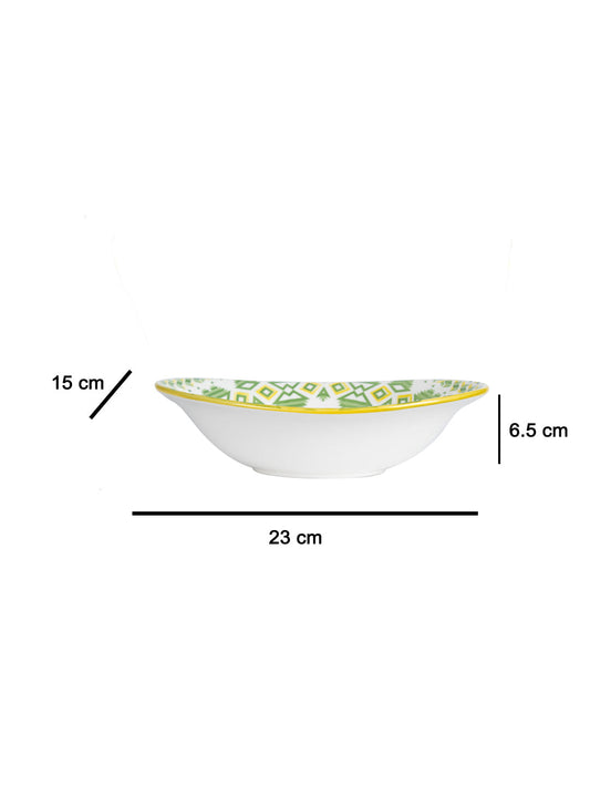 VON CASA Yellow Serving Platters