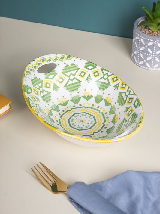 VON CASA Yellow Serving Platters