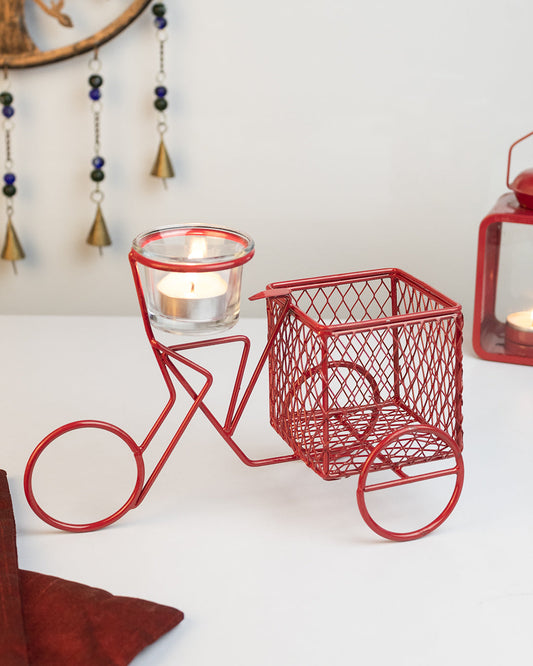 Rickshaw Tealight Candle Holder