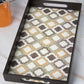 VON CASA Brown Rectangular Tray with handle - Von Casa - VON CASA