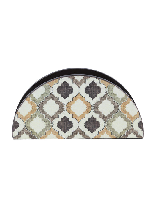 Mdf Brown Rectangular Napkin Holder