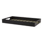 VON CASA Green & Black Rectangular Tray with handle - Von Casa - VON CASA