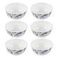 VON CASA Melamine Soup Bowl - Set of 6, White