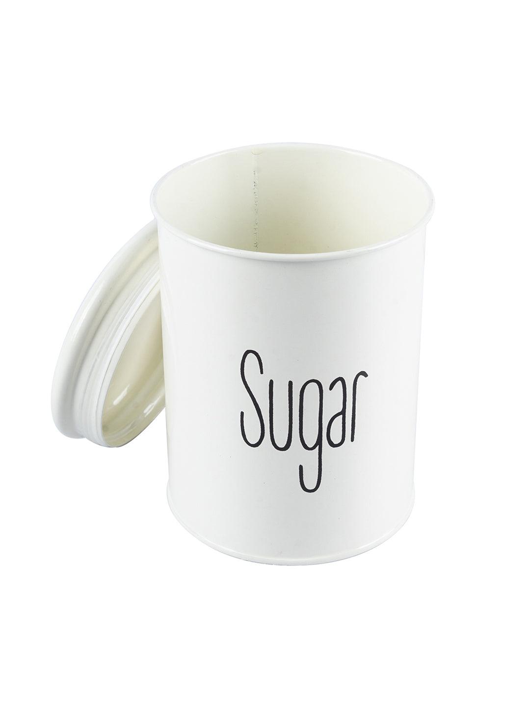 VON CASA Tea & Sugar Jar Set Of 2 (Each 900 Ml) | Airtight Jars | Metal Storage Container