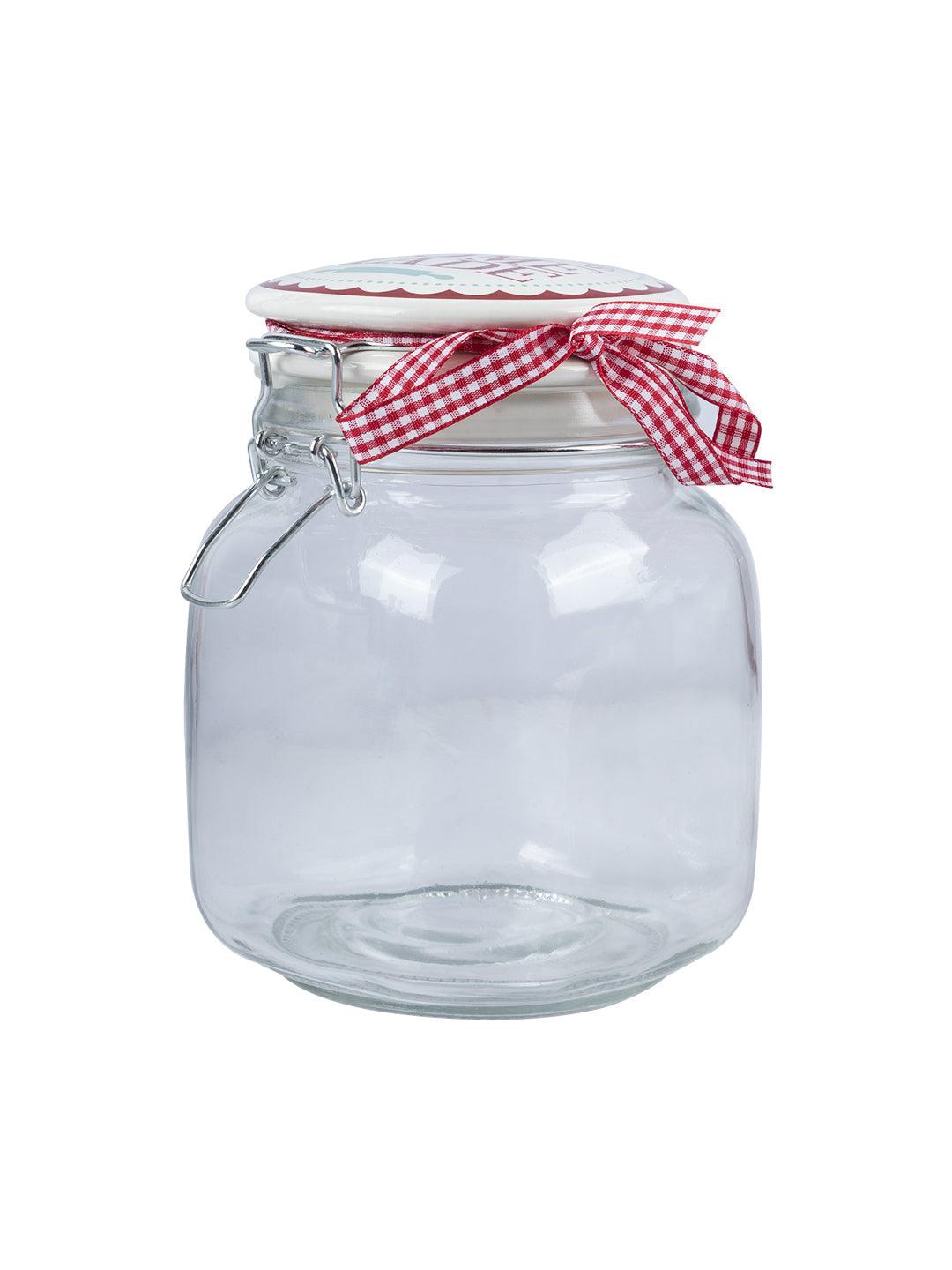 VON CASA Glass Jar (Pack of 2) - VON CASA