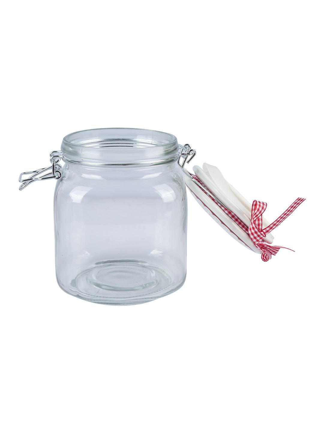 VON CASA Glass Jar (Pack of 2) - VON CASA