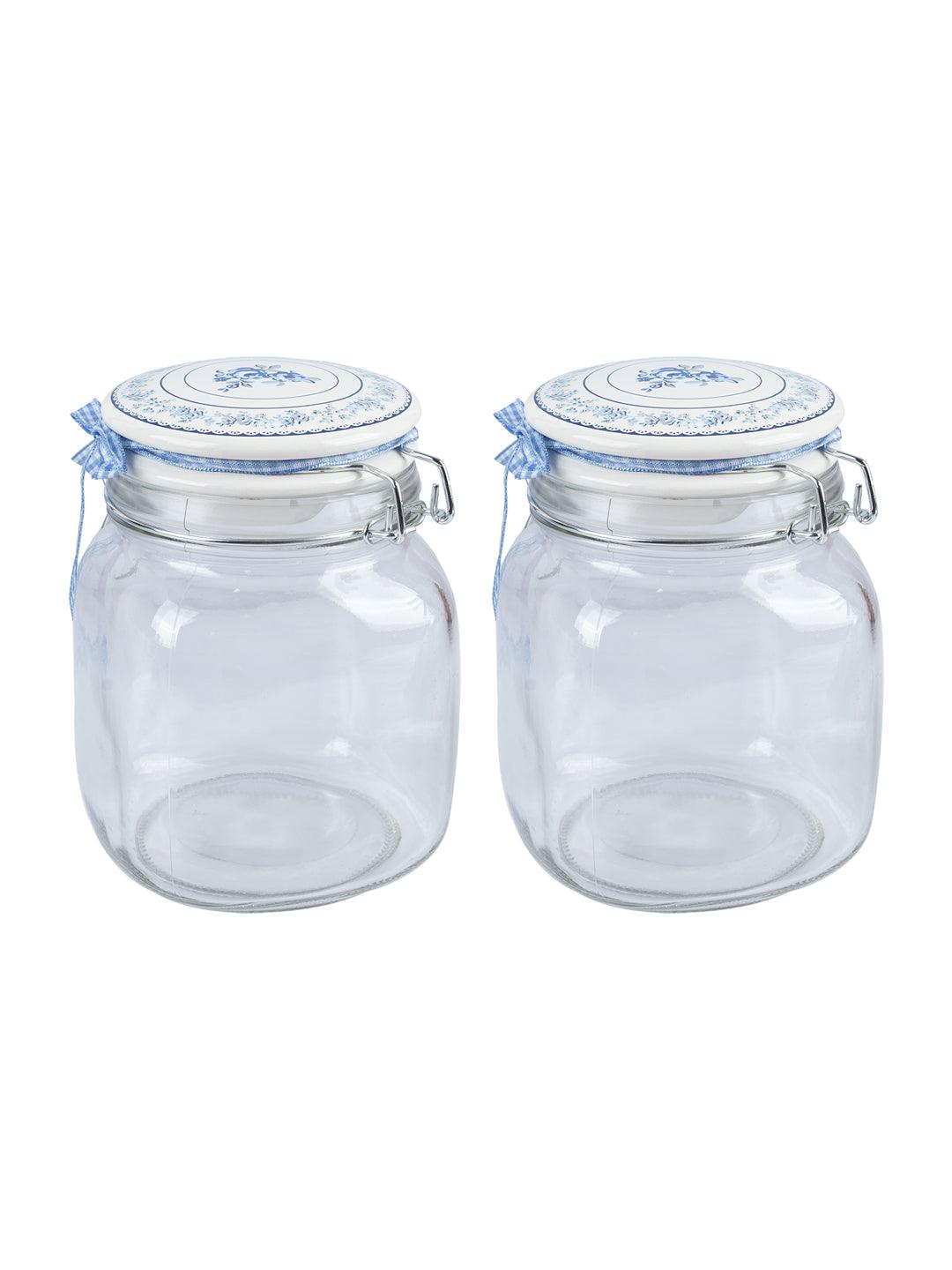 VON CASA Glass Jar (Pack of 2) - VON CASA