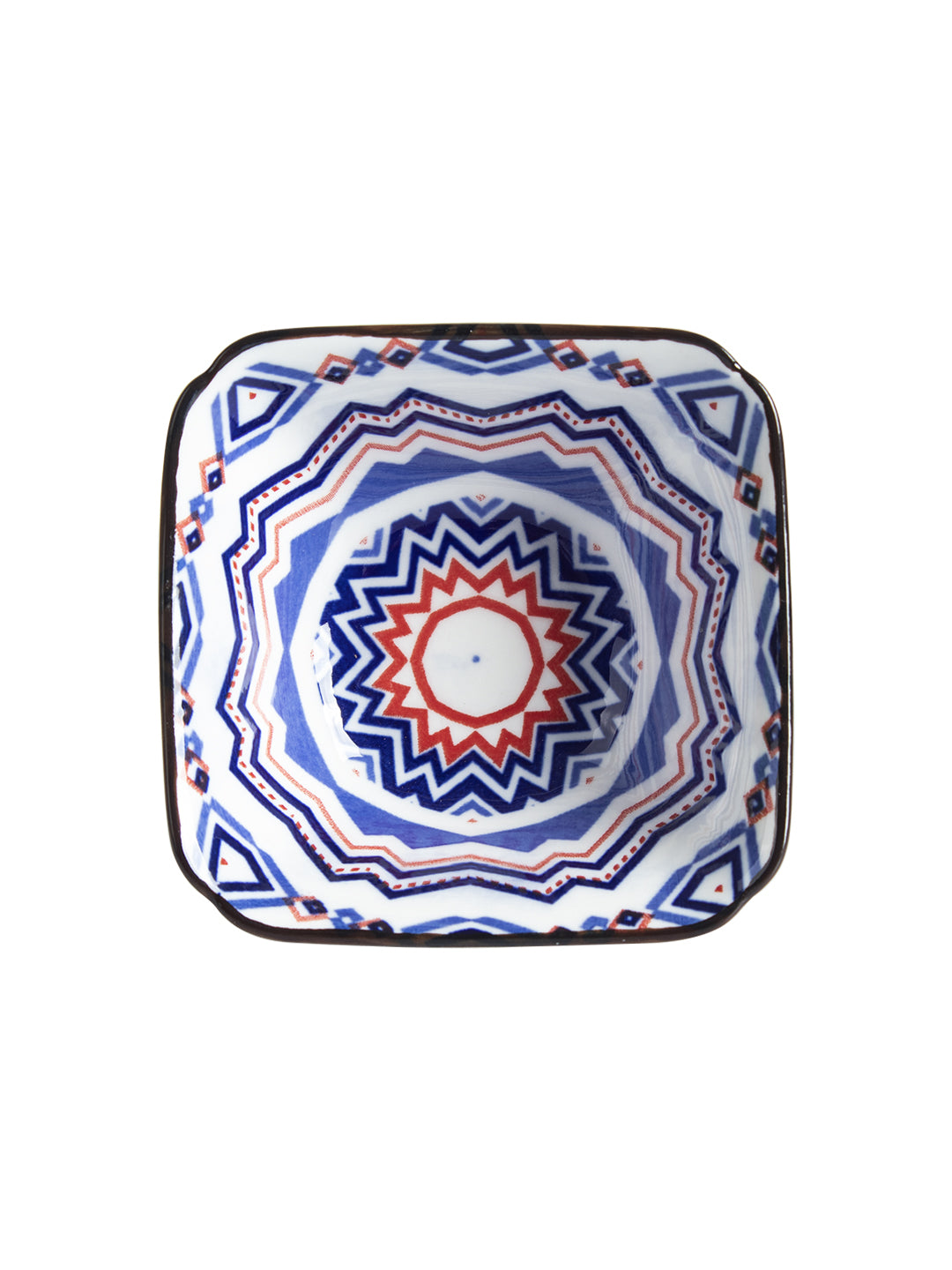 VON CASA 120 Ml Ceramic Serving Bowls - Blue, Set Of 2
