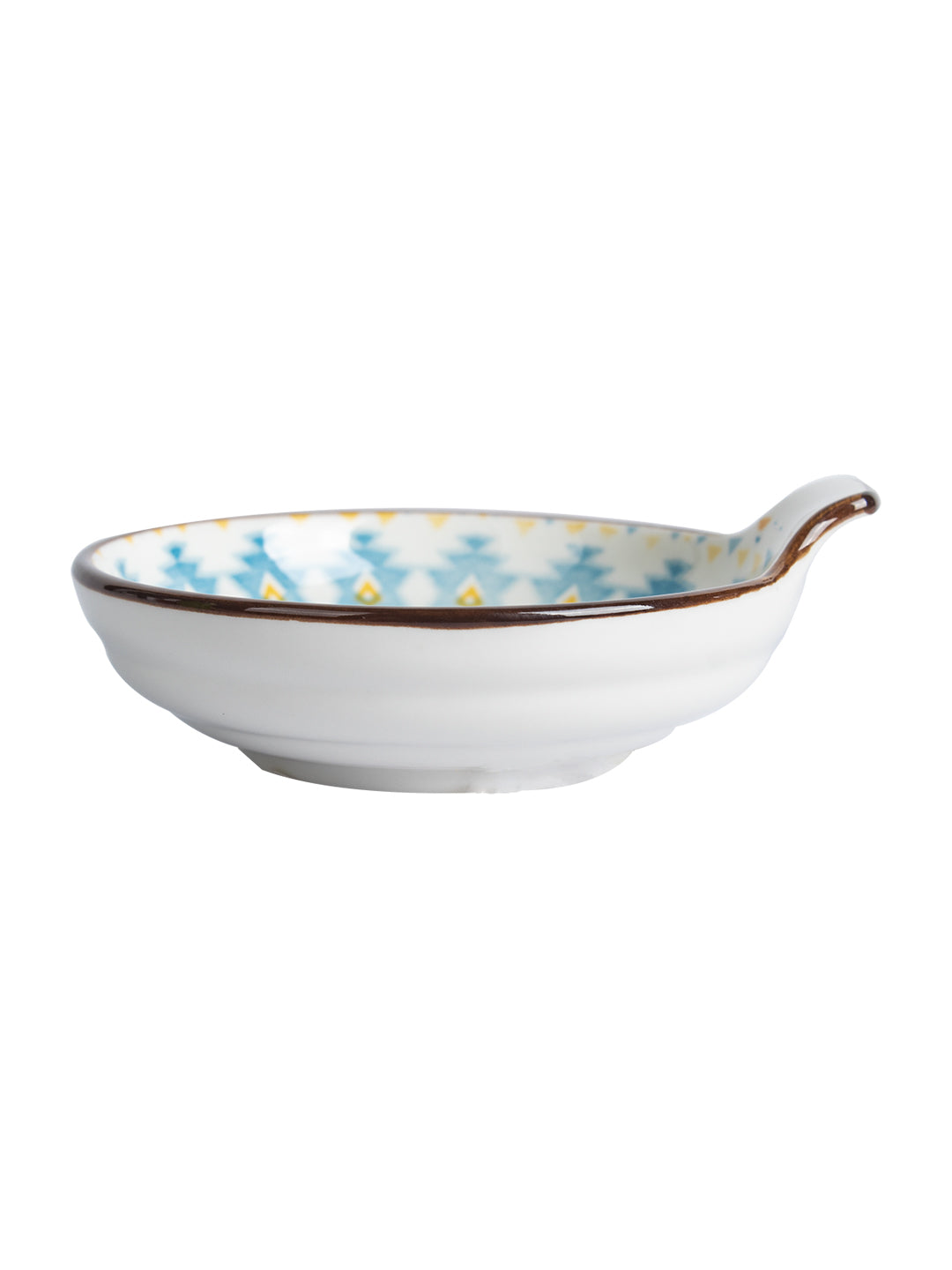 VON CASA 120 Ml Ceramic Serving Bowls - Skyblue, Set Of 2