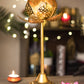 VON CASA Diwali Decoration Item STANDING LOTUS T- LITE HOLDER(S)