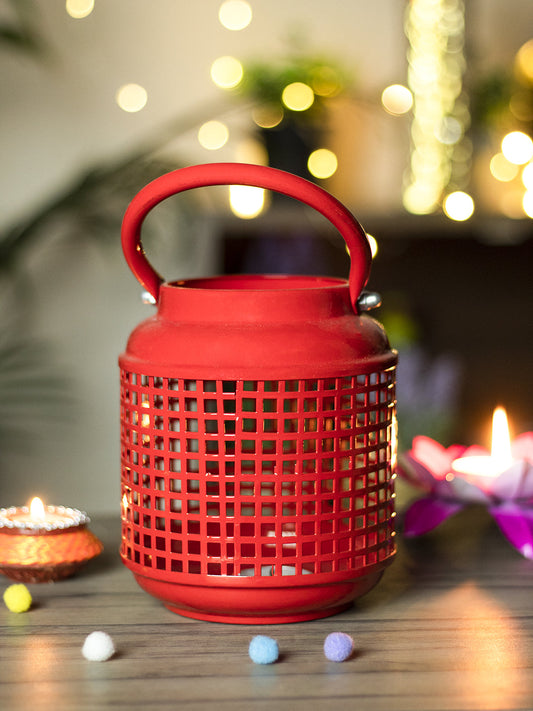 VON CASA Diwali Decoration Item LANTERN SET OF  2 (ASSORTED COLORS)