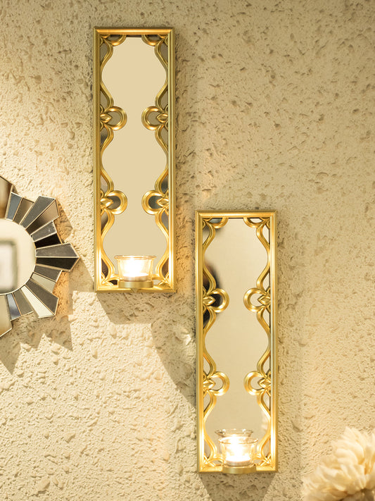 VON CASA Decorative Wall Mount Candle Votive Sconce