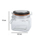 Glass Jar With Airtight Lid Pack Of 2 Pcs - (Each 600 Ml)
