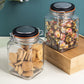 Glass Jar With Airtight Lid Pack Of 2 Pcs - (Each 1200 Ml)