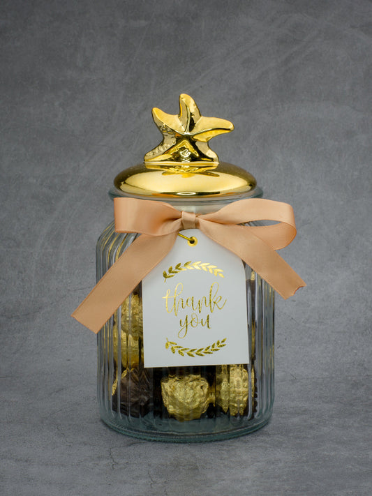 Glass Jar With Star Lid - 950 Ml