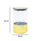 Glass Jar With Metal Lid - 1000 Ml