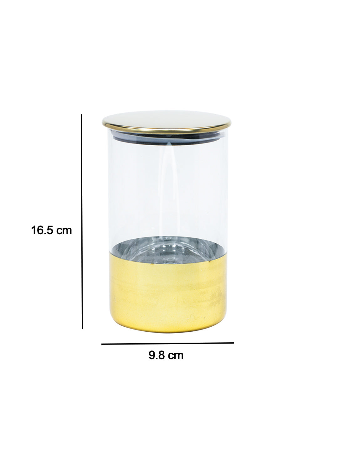 Glass Jar With Metal Lid - 1000 Ml