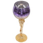 VON CASA Decorative Purple Tined Glass Candlestick Holders